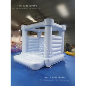 bouncy castle baby blue for hire