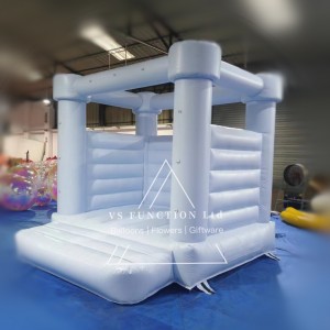 bouncy castle baby blue for hire