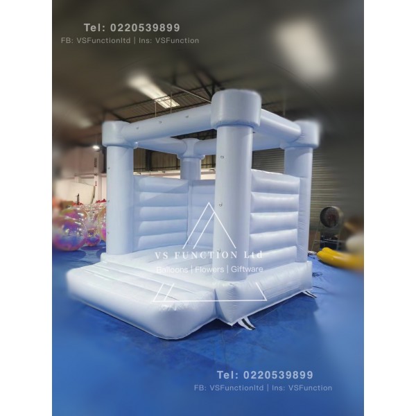 bouncy castle baby blue for hire