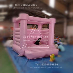 bouncy castle pink for hire