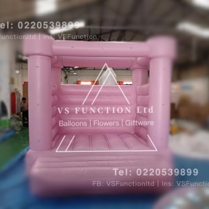 bouncy castle pink for hire