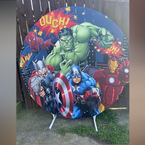 The Avengers theme backdrop hire