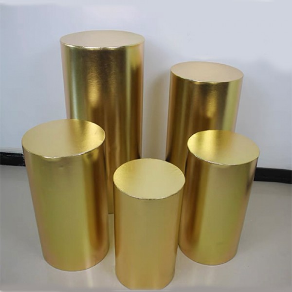 Gold plinth hire 5 pieces 