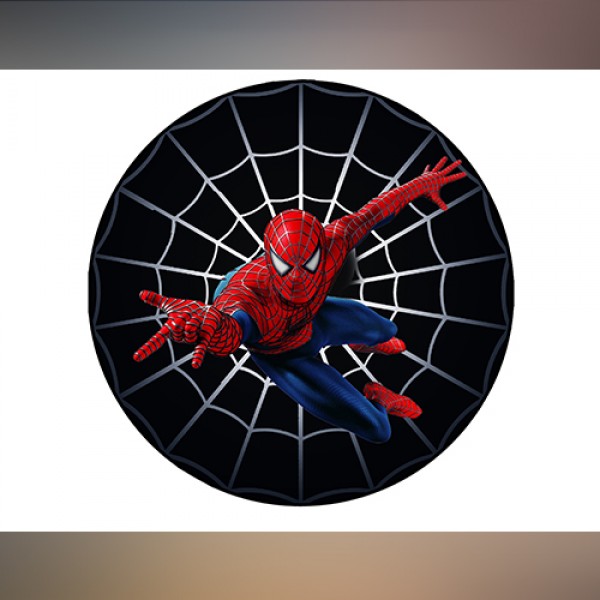 spiderman theme backdrop hire (black)