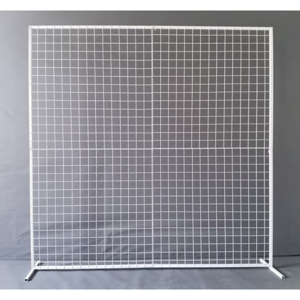 Square mesh backdrop white for hire (2m diameter)